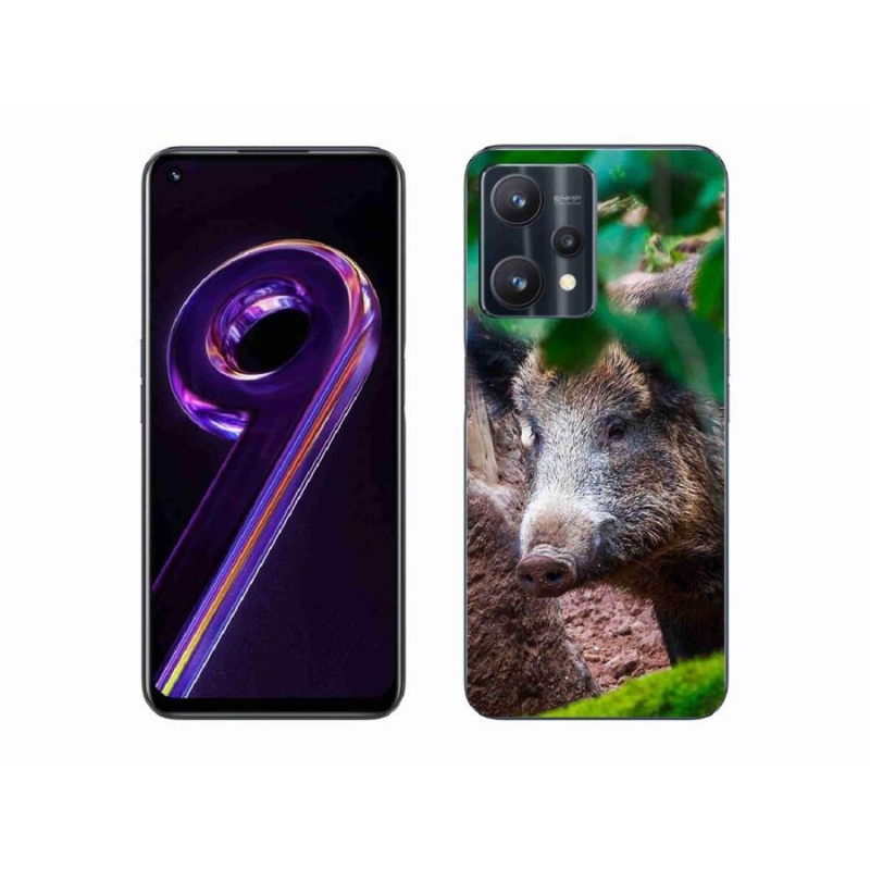 Gél borítás mmCase a Realme 9 Pro 5G készülékhez - vaddisznó