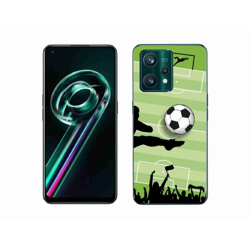 Gél borítás mmCase a Realme 9 Pro+ 5G számára - futball 3