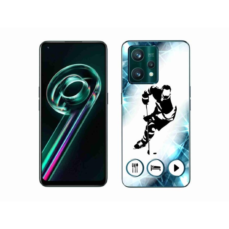 Gél borítás mmCase a Realme 9 Pro+ 5G számára - jégkorong 1