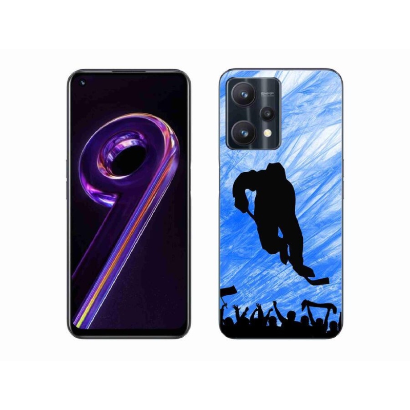 Gél borítás mmCase a Realme 9 Pro 5G számára - hokis játékos