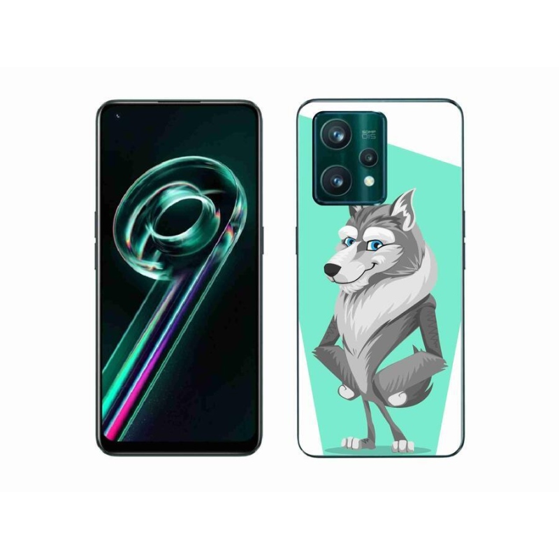 Gél borítás mmCase a Realme 9 Pro+ 5G készülékhez - rajzfilmfarkas