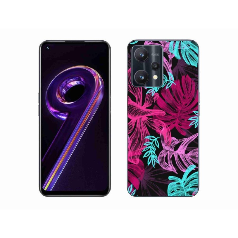 Gél borítás mmCase a Realme 9 Pro 5G készülékhez - virágok 1