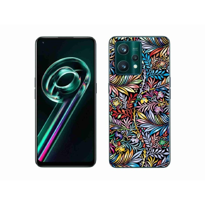 Gél borító mmCase a Realme 9 Pro+ 5G számára - virágok 5