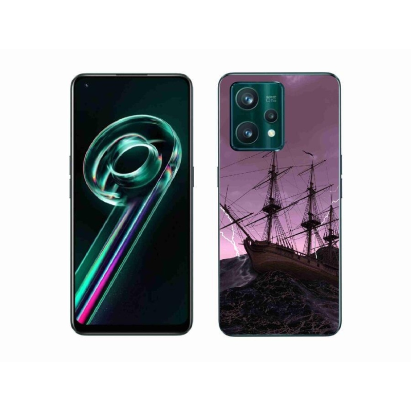 Gél borítás mmCase a Realme 9 Pro+ 5G számára - hajó a viharban