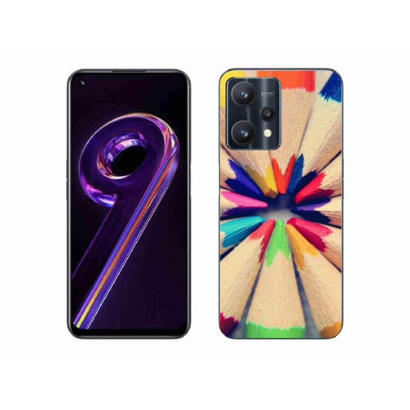 Gél borítás mmCase a Realme 9 Pro 5G készülékhez - zsírkréták