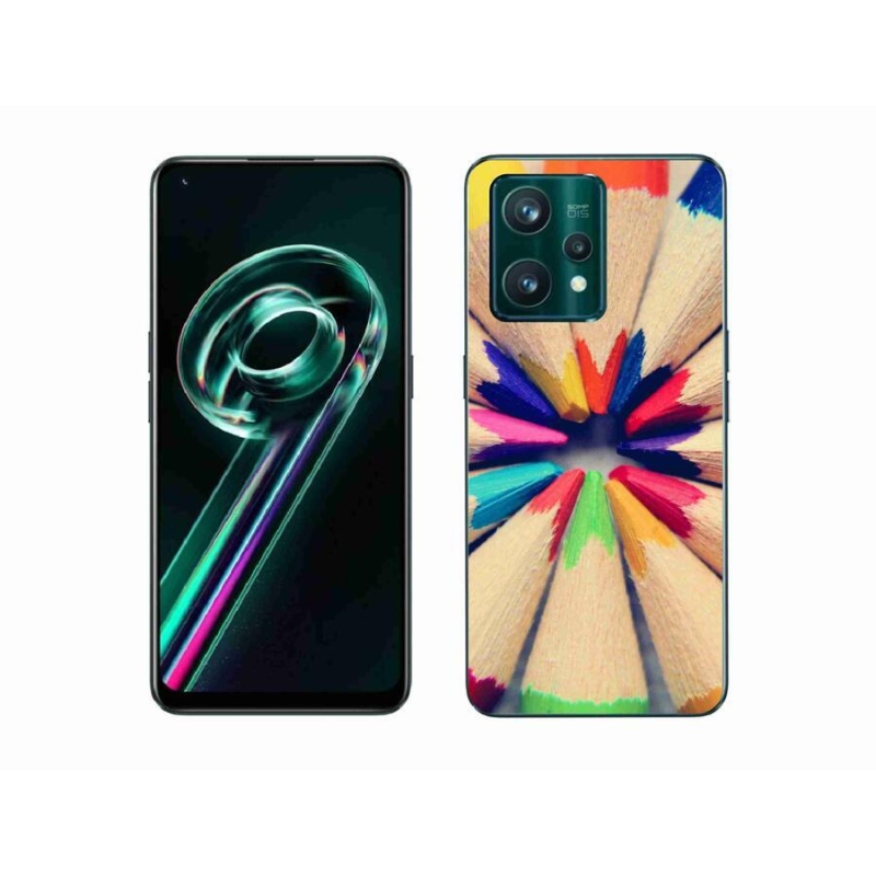 Gél borítás mmCase a Realme 9 Pro+ 5G készülékhez - zsírkréták