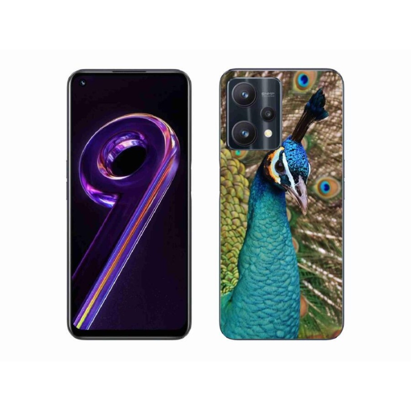 Zselés borítás mmCase a Realme 9 Pro 5G készülékhez - páva