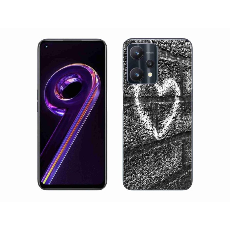 Gél borítás mmCase a Realme 9 Pro 5G számára - szív a falon