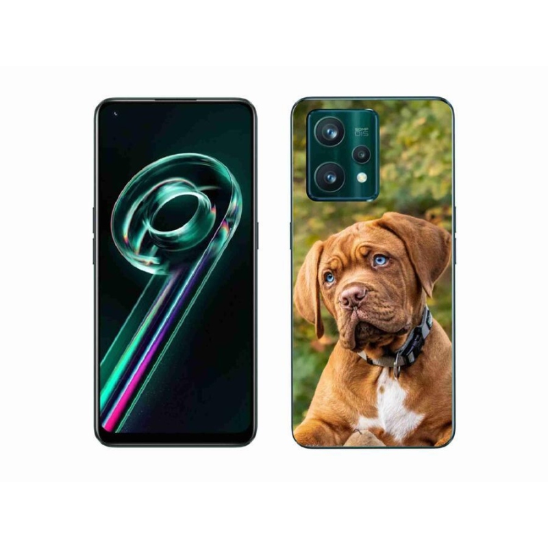 Gél borítás mmCase a Realme 9 Pro+ 5G számára - kölyökkutyakék