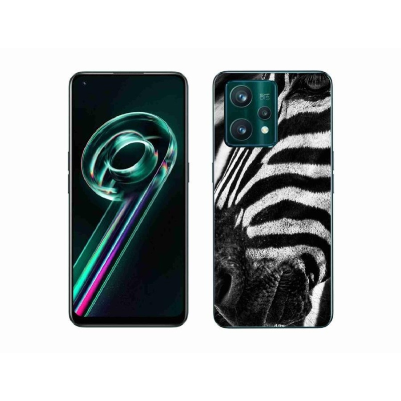 Zselés borítás mmCase a Realme 9 Pro+ 5G készülékhez - zebra