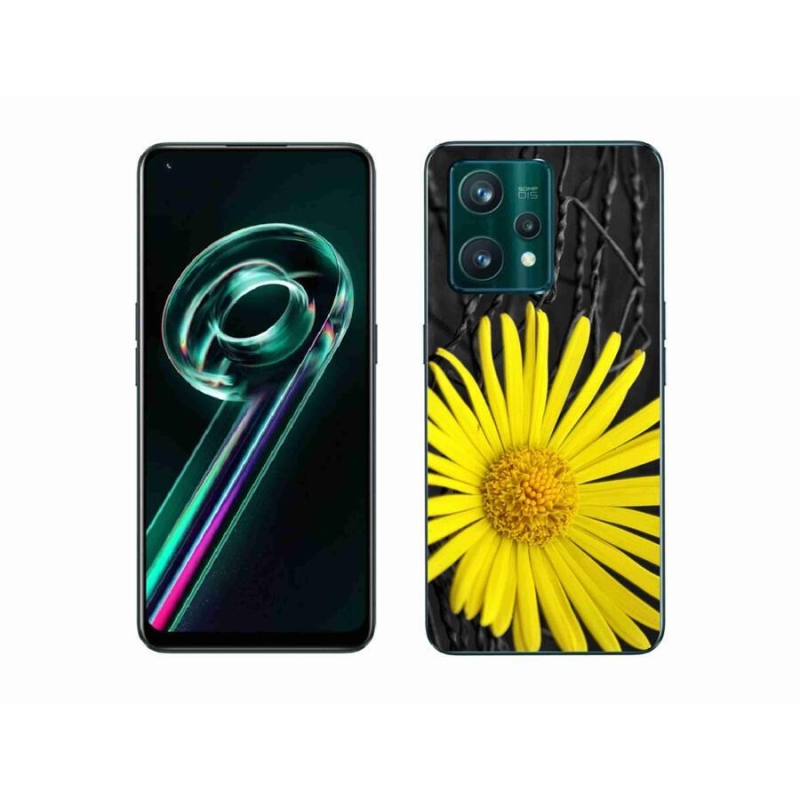 Gél védőhuzat mmCase a Realme 9 Pro+ 5G készülékhez - sárga virág