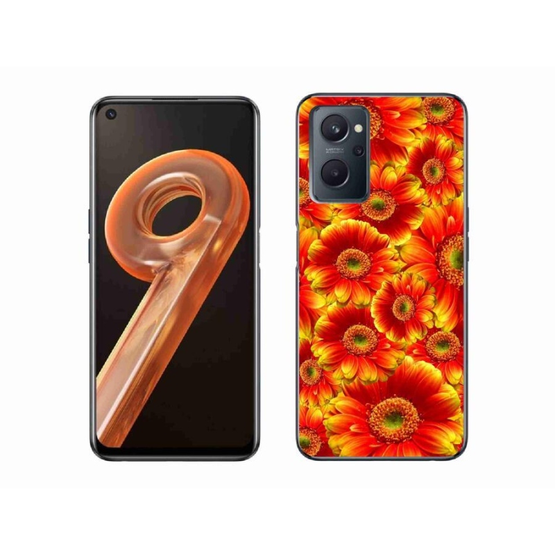 Zselés borító mmCase mobilhoz Realme 9i - gerbera 1