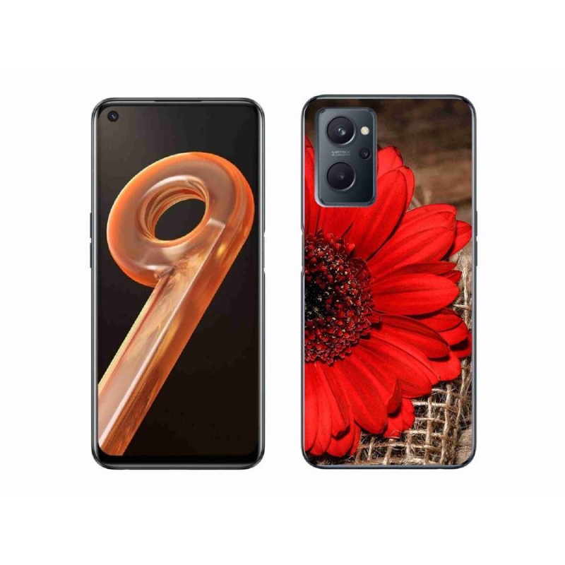 Zselés borító mmCase mobilhoz Realme 9i - gerbera