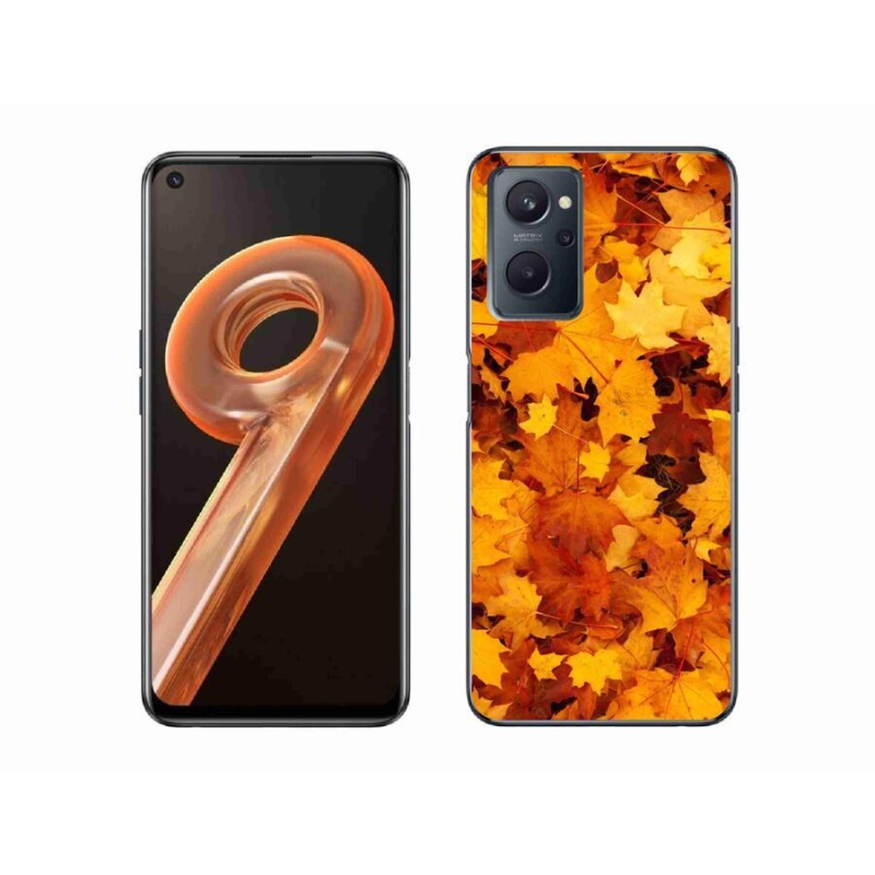Gél borító mmCase a Realme 9i készülékhez - juharlevelek