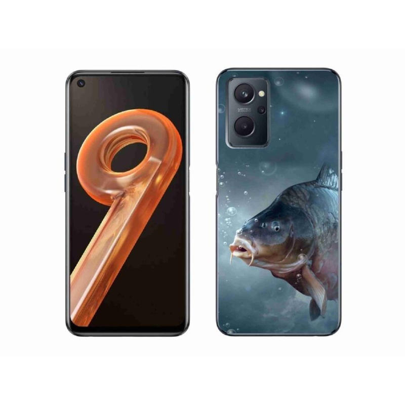 Zselés borítás mmCase a Realme 9i készülékhez - ponty és buborékok