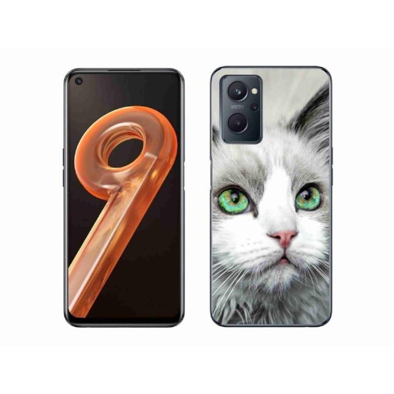 Zselés borítás mmCase a Realme 9i készülékhez - macskaszem