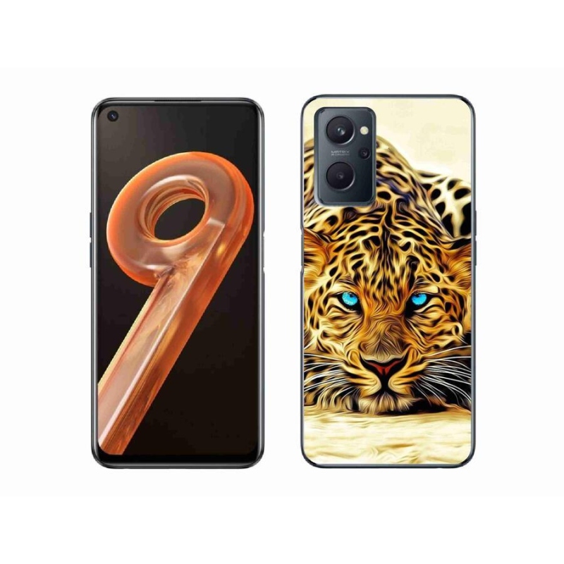 Gél borító mmCase mobilhoz Realme 9i - rajzfilm tigris