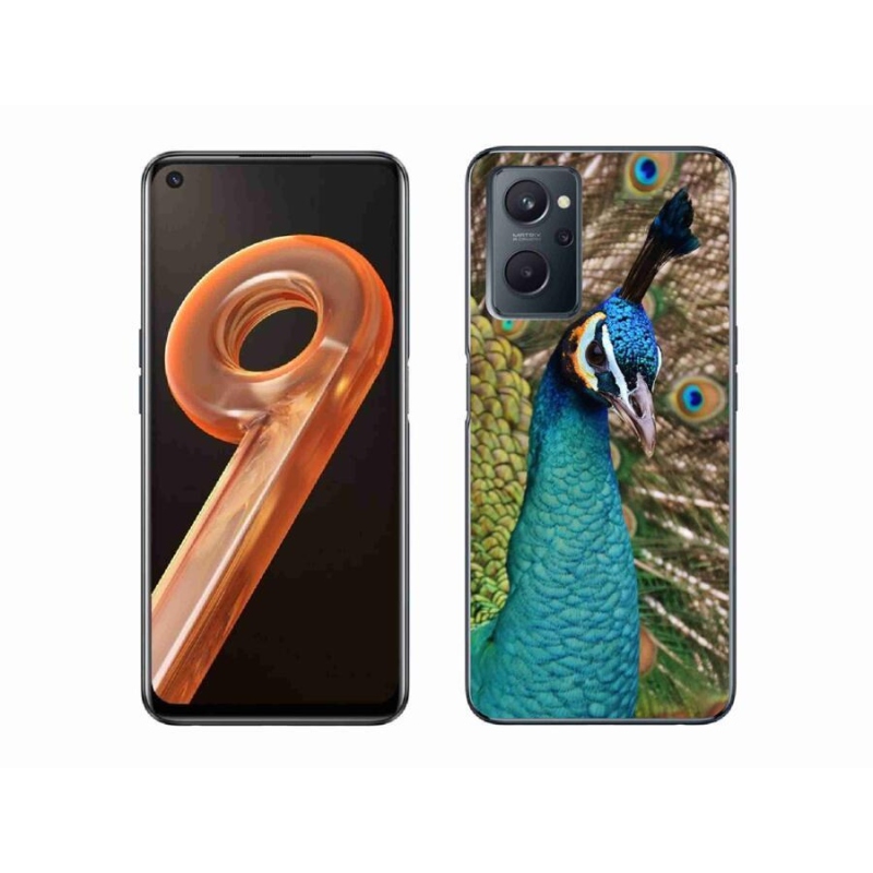 Zselés borítás mmCase mobilhoz Realme 9i - páva