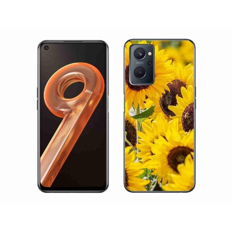 Zselés borítás mmCase a Realme 9i készülékhez - napraforgó