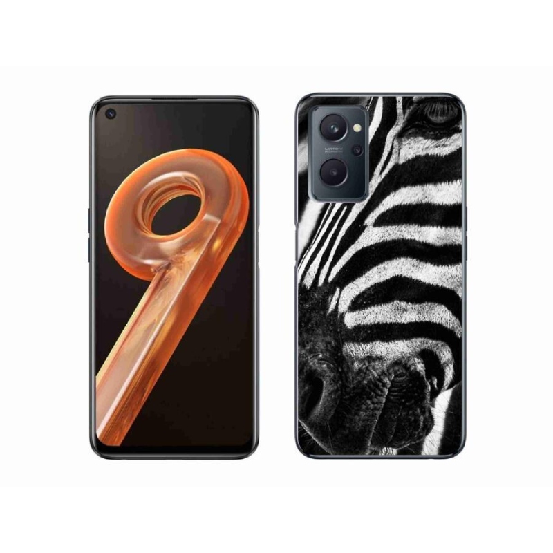 Zselés borítás mmCase a Realme 9i készülékhez - zebra