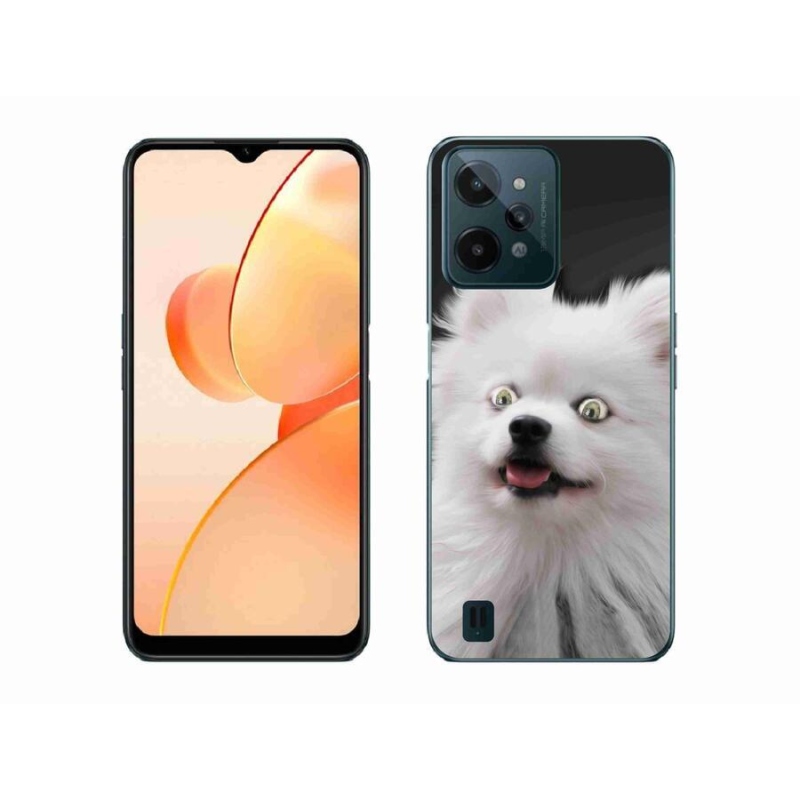 Zselés borító mmCase mobilhoz Realme C31 - fehér tipp
