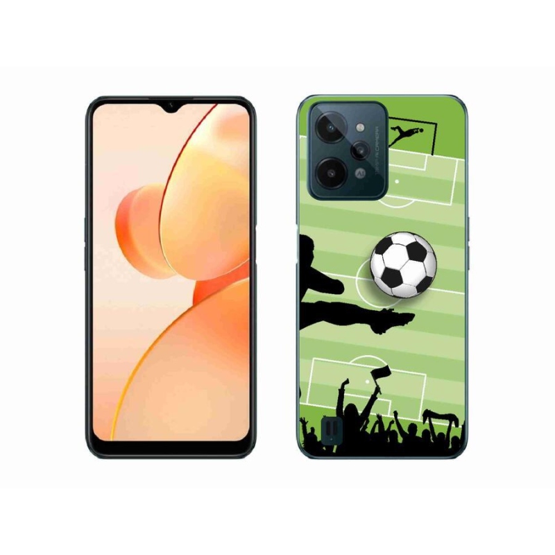 Gél borítás mmCase mobilhoz Realme C31 - futball 3