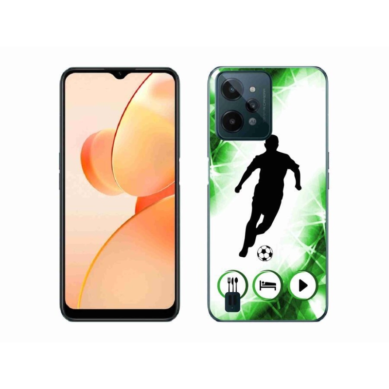 Gél borító mmCase mobilhoz Realme C31 - focista