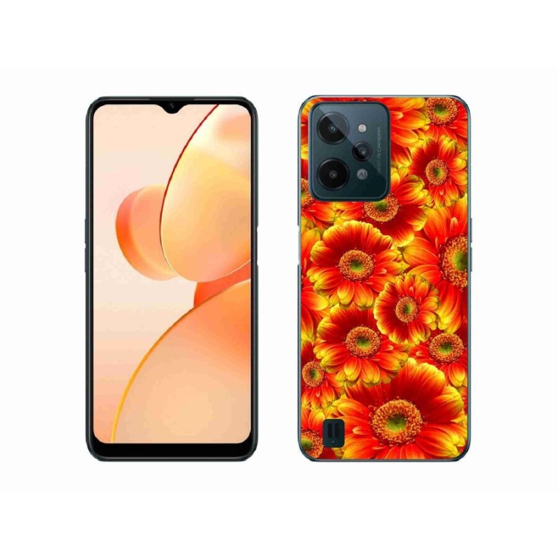 Zselés borító mmCase mobilhoz Realme C31 - gerbera 1