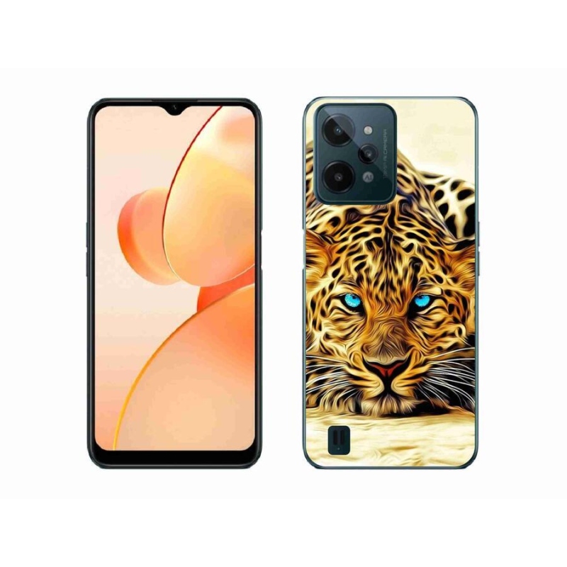 Zselés borító mmCase mobilhoz Realme C31 - rajzfilm tigris