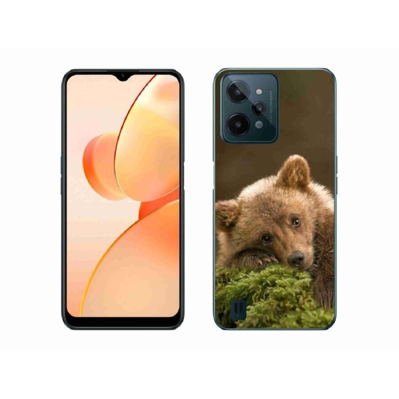 Zselés borítás mmCase mobilhoz Realme C31 - medve