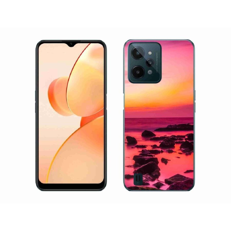 Zselés borító mmCase mobilhoz Realme C31 - tenger és ragyogás