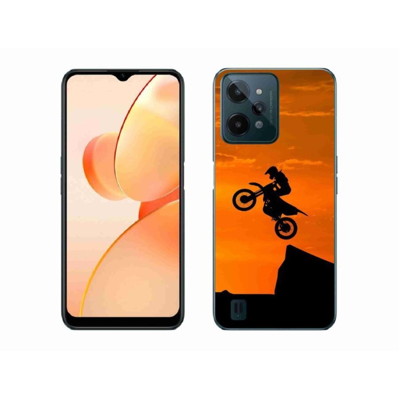 Gél borítás mmCase mobilhoz Realme C31 - motocross