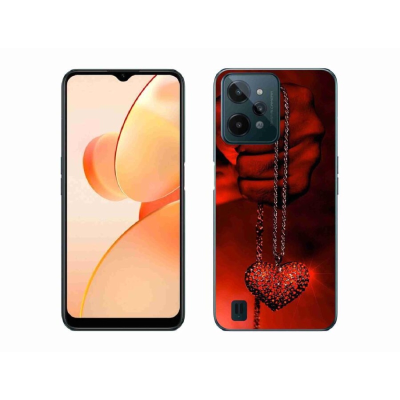 Gél borító mmCase mobilhoz Realme C31 - nyaklánc