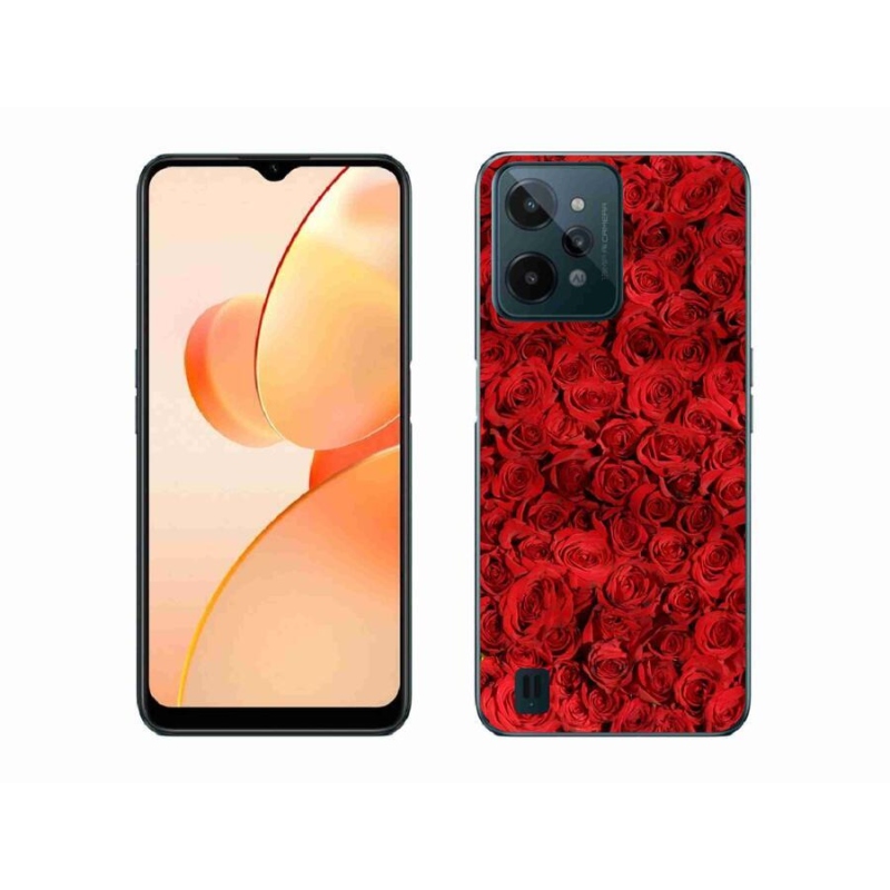 Zselés borító mmCase mobilhoz Realme C31 - rózsaszínű