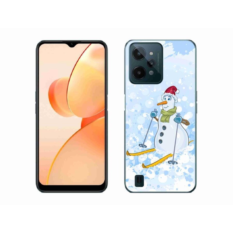 Gél borítás mmCase mobilhoz Realme C31 - hóember
