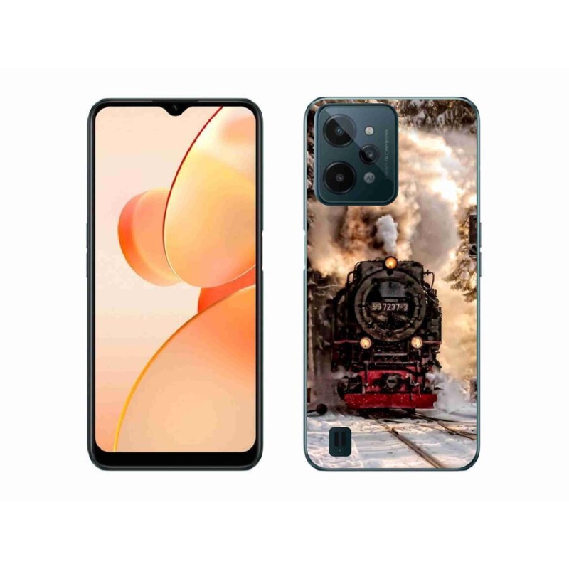 Gél borító mmCase mobilhoz Realme C31 - vonat