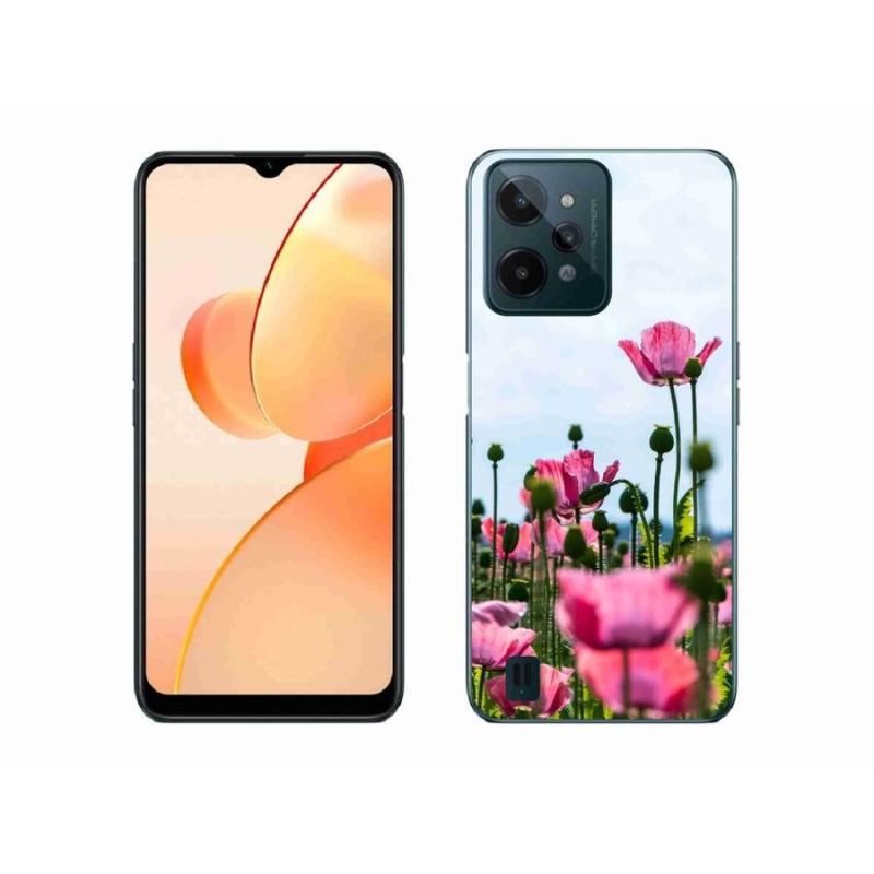 Zselés borító mmCase mobilhoz Realme C31 - mákos