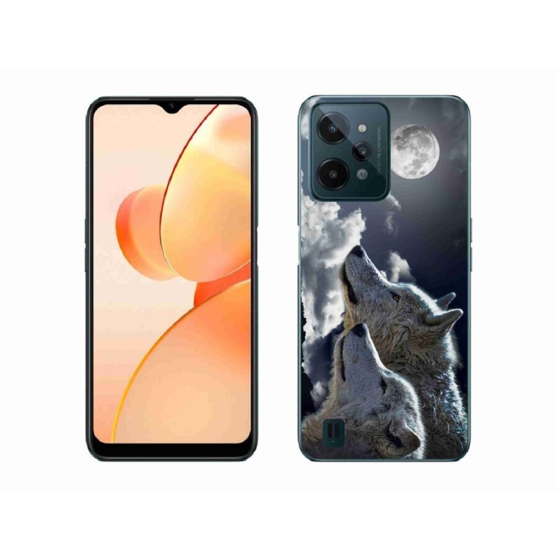 Zselés borítás mmCase mobilhoz Realme C31 - farkasok