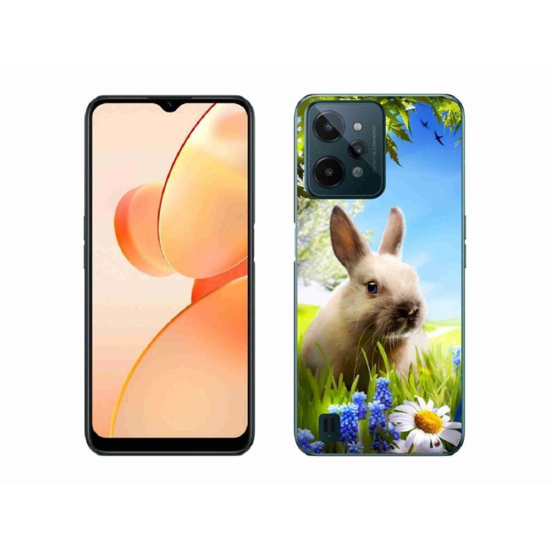 Zselés borító mmCase mobilhoz Realme C31 - nyuszi
