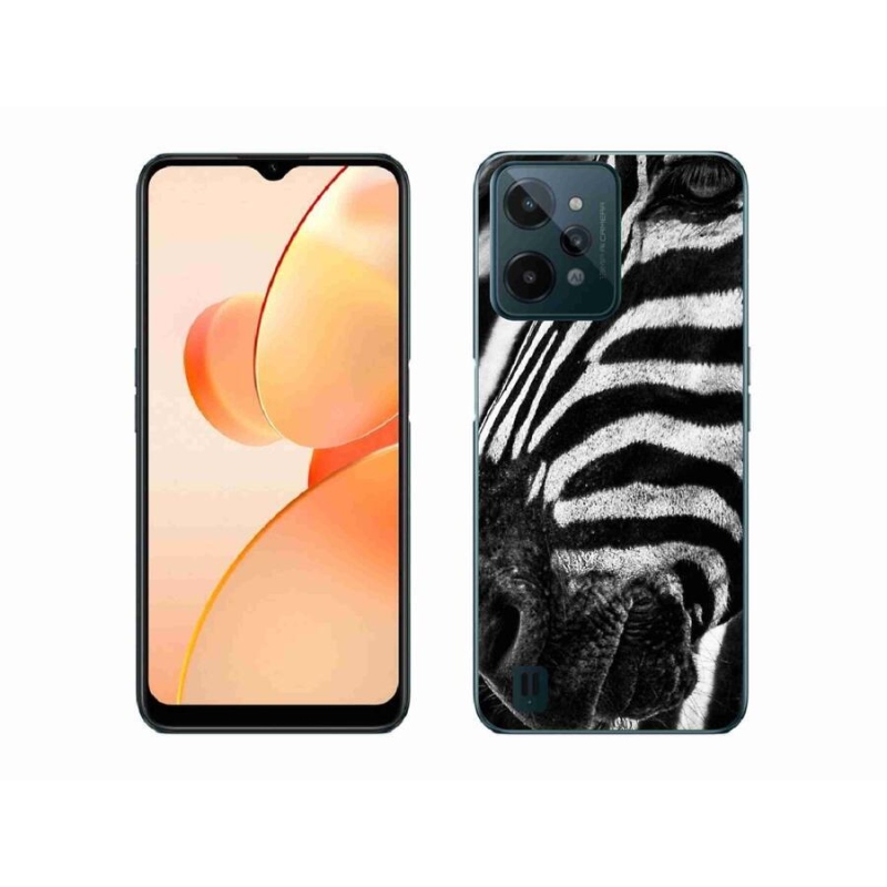 Zselés borító mmCase mobilhoz Realme C31 - zebra