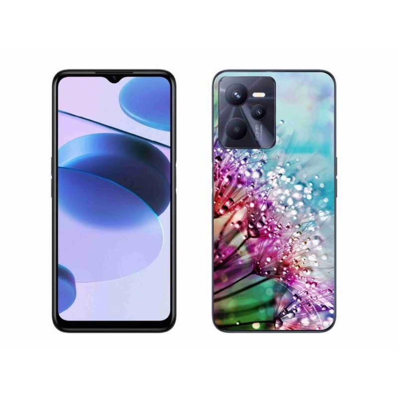 Gél borító mmCase mobilhoz Realme C35 - színes virágok