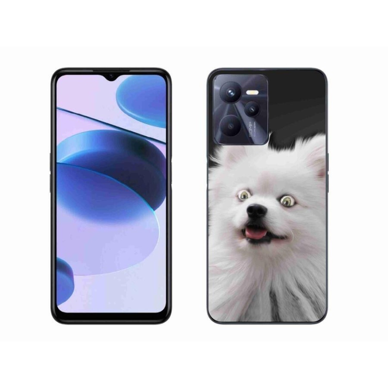 Zselés borítás mmCase a Realme C35 készülékhez - fehér tüske