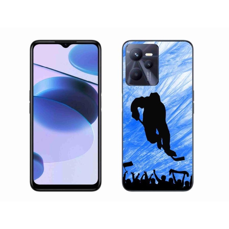Gél borítás mmCase mobilhoz Realme C35 - hokis játékos