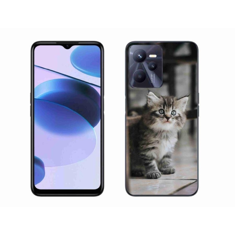Gél borítás mmCase mobilhoz Realme C35 - cica