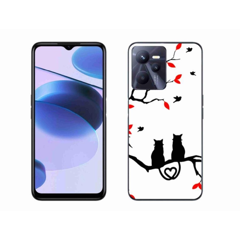 Gél borítás mmCase a Realme C35 készülékhez - macskaszerelem