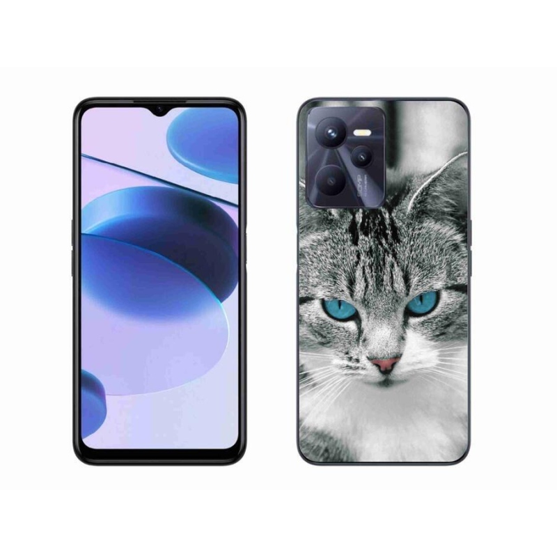 Gél borító mmCase a Realme C35 készülékhez - macskaszem 1
