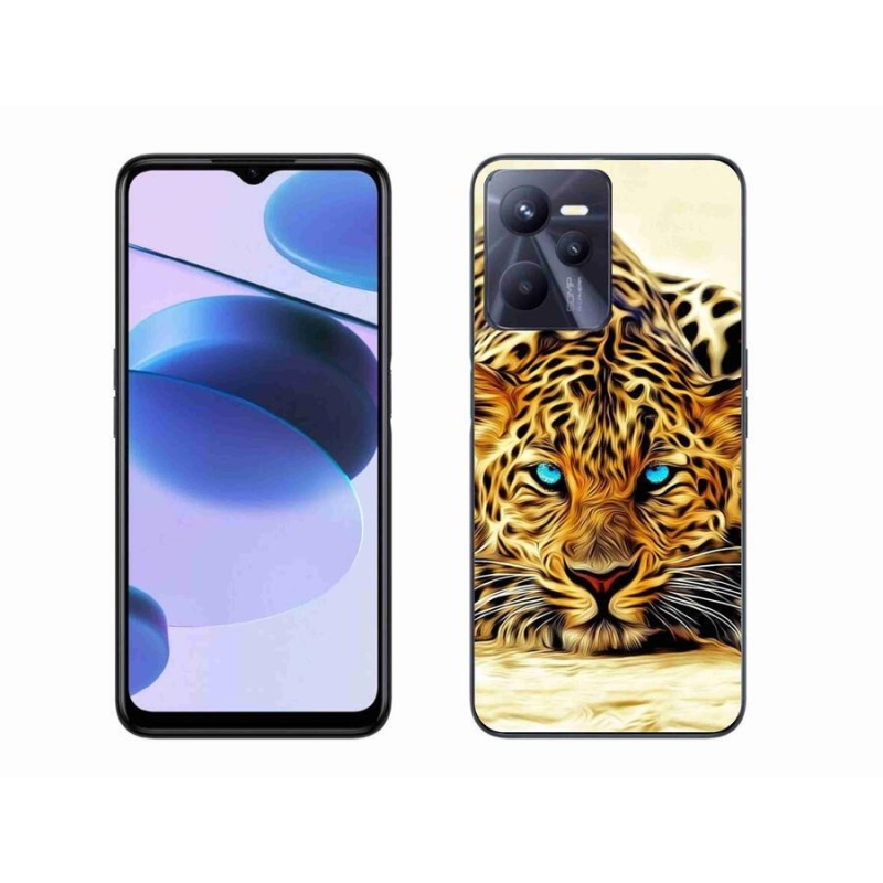Zselés borító mmCase mobilhoz Realme C35 - rajzfilm tigris