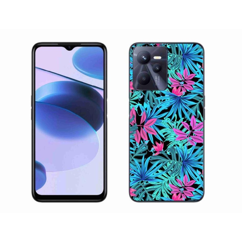Zselés borító mmCase mobilhoz Realme C35 - virágok 3