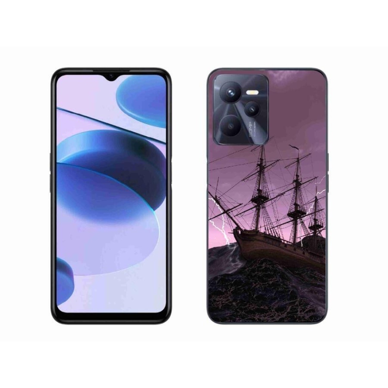 Gél borítás mmCase a Realme C35 készülékhez - hajó a viharban