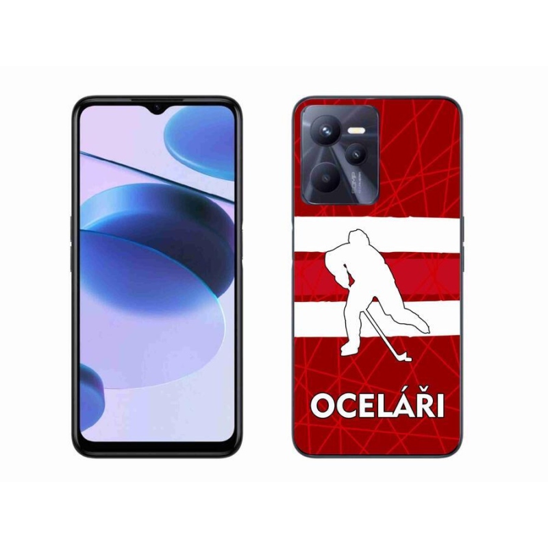 Zselés borítás mmCase a Realme C35 készülékhez - Acélszínűek